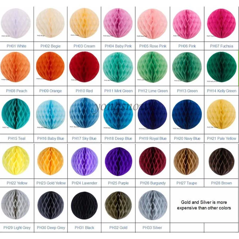 Разноцветные тканевые мини шарики в виде цветов и сот 1 шт. 2 4 6 дюймов подвесные