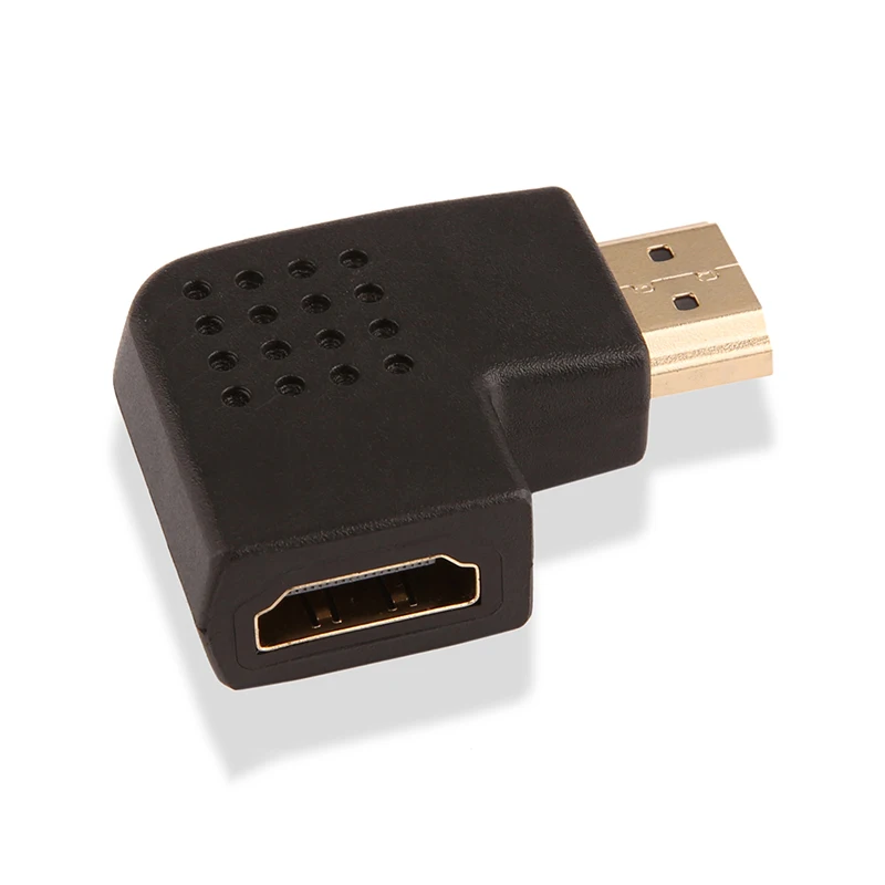 Robotsky HDMI Мужской к HDMI Женский кабель адаптер конвертер под прямым углом 180 градусов вращающийся удлинитель для 3D 1080P HDTV xbox PS3 DVD - Цвет: 90 Degree Angle