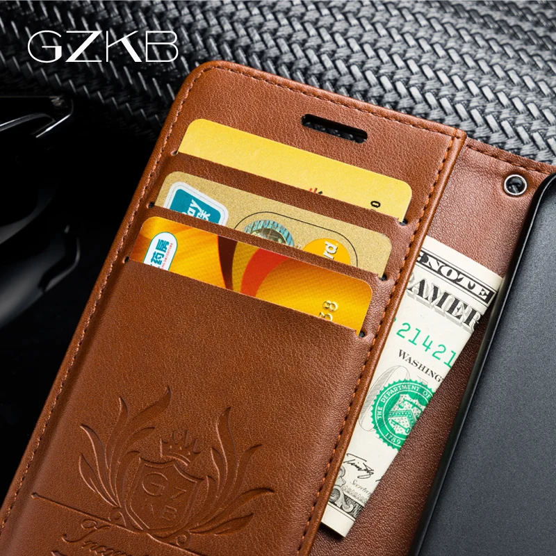 For Meizu Pro 6s Case GZKB Luxury Business Pu Leather Stand Flip Cover Wallet Phone Bags 5.2'' | Мобильные телефоны и