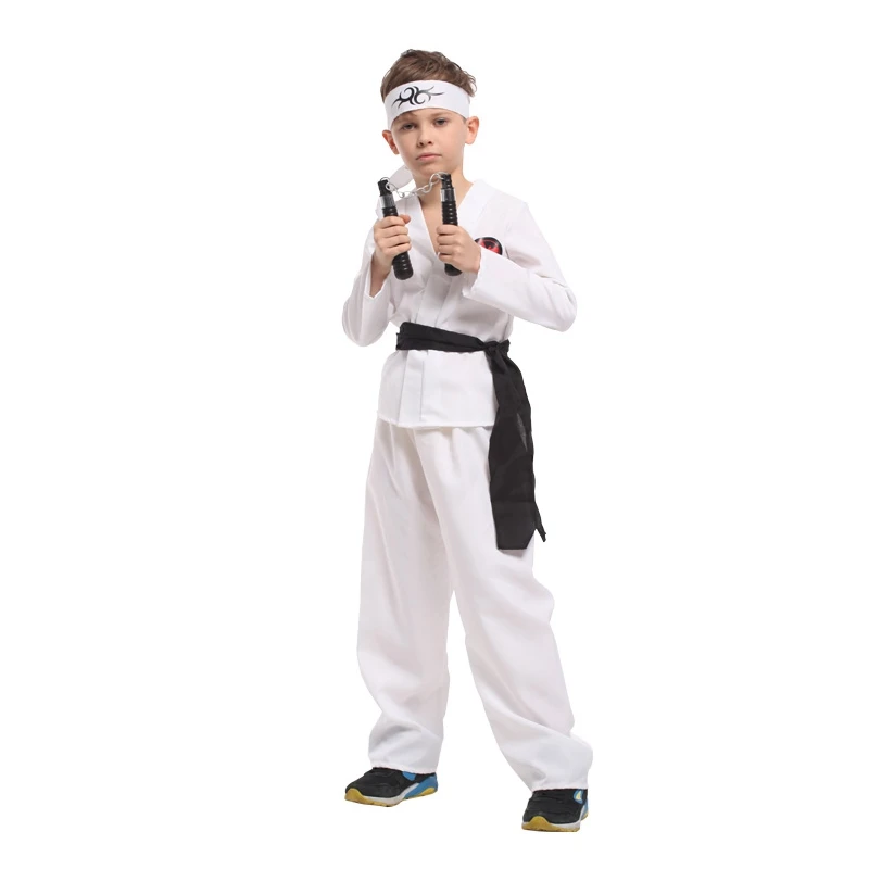 Umorden Fantasia Karate Boy костюм для мальчиков косплея Дети Хэллоуин Пурим карнавал Disfrace |