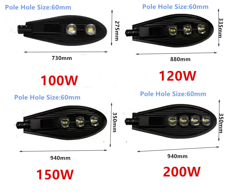 Светодиодный уличный фонарь 20 Вт 30 50 80 100 120 150 200 Вт|led street light|street light20w led light |