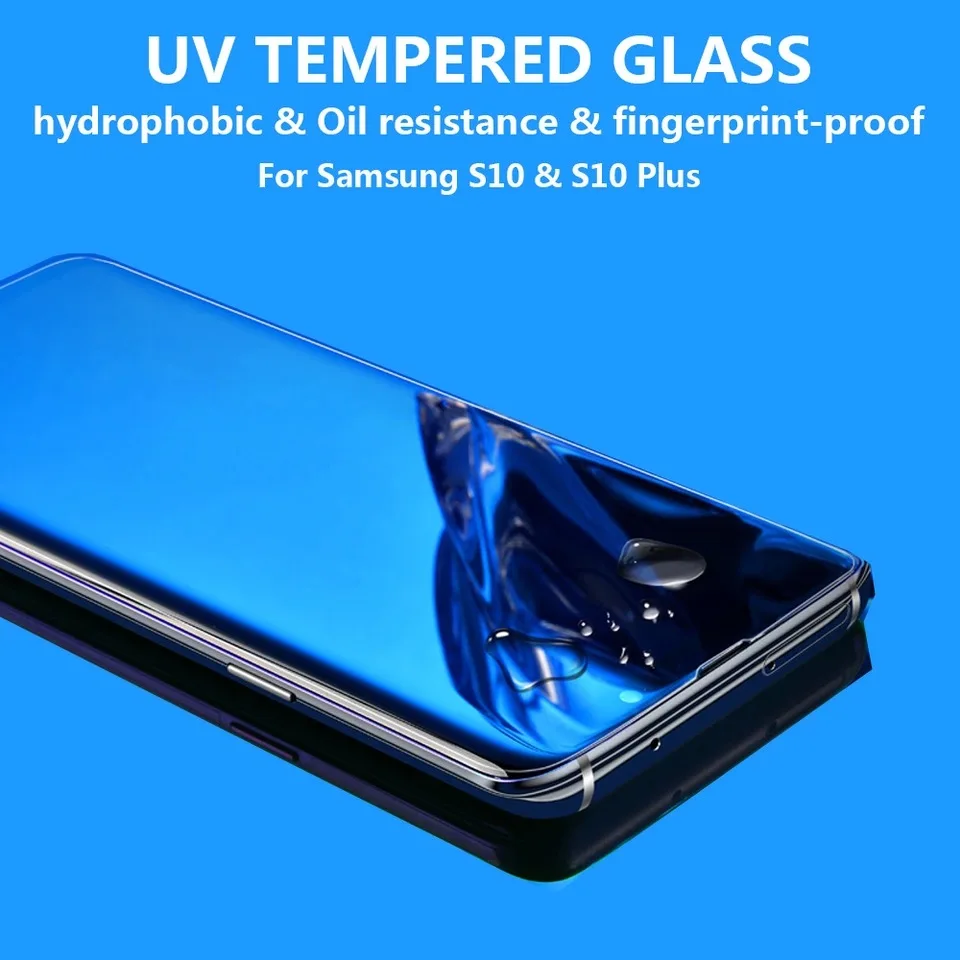 Примечание 9 Экран протектор UV жидкого стекла полный клей пленка для Samsung Galaxy S8 S9 8