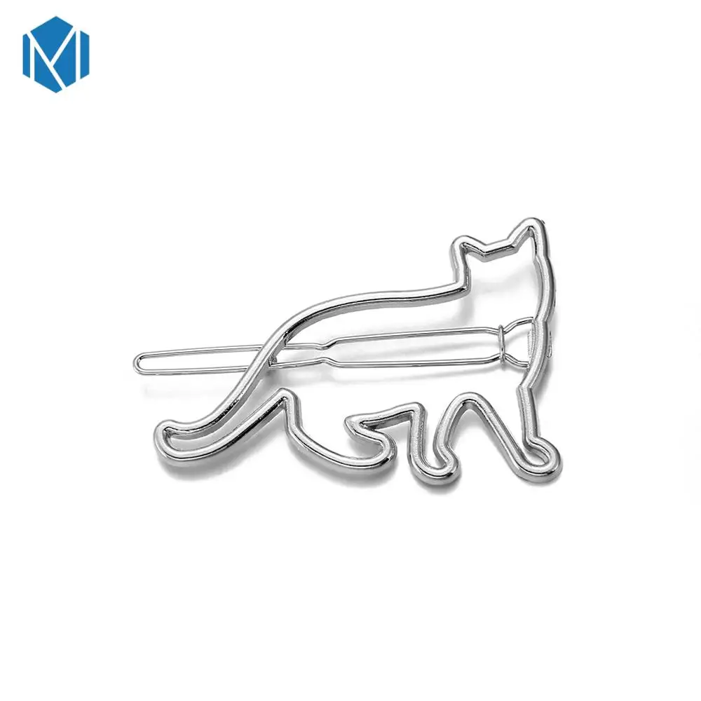 style 4 Новое поступление модные женские шпильки геометрической формы заколки для девочек заколки для волос круглая Звезда Луна кошка заколка для волос аксессуары для волос для девочек - Цвет: style 4