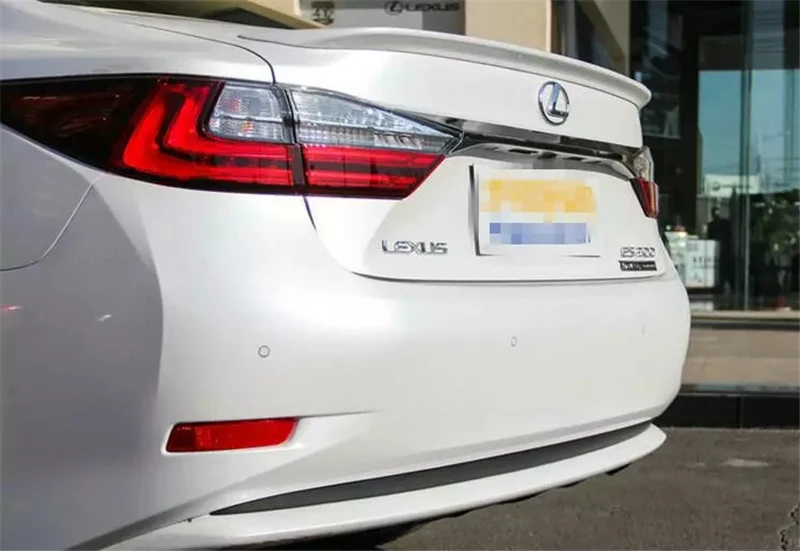Дизайн Высокое качество Спойлер для LEXUS ES 240 250 300 350 2012 2013 модель спойлер грунт любой цвет, Быстросохнущий лак для ногтей заднее крыло