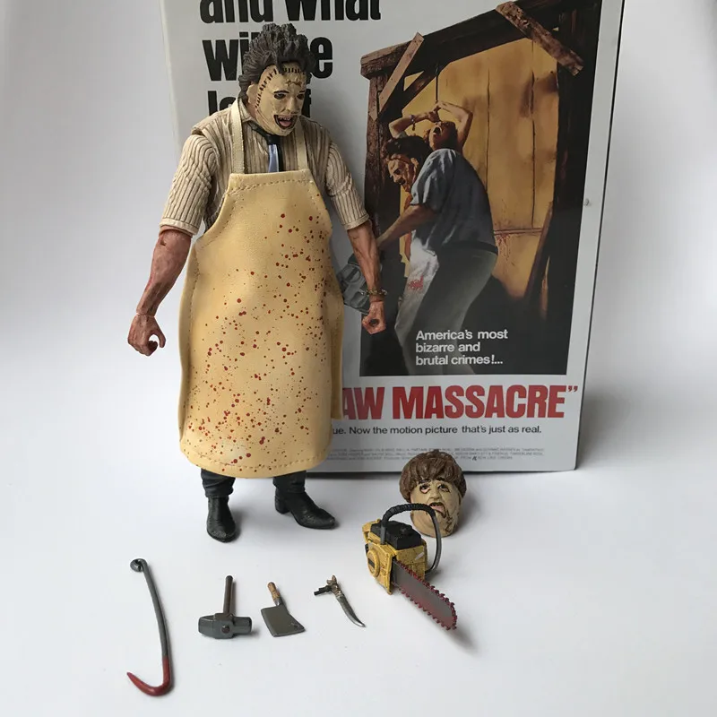 

18cm NECA 40th Anniversary Ultimate Leatherface Classic Terror Movie The Texas Chainsaw Massacre Action Figure
