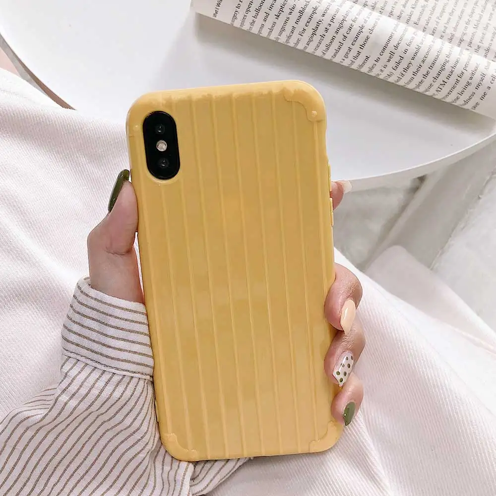 Чехол для телефона из мягкого ТПУ ярких цветов iphone XR X Xs max 6 6s 7 8 plus роскошный 3D