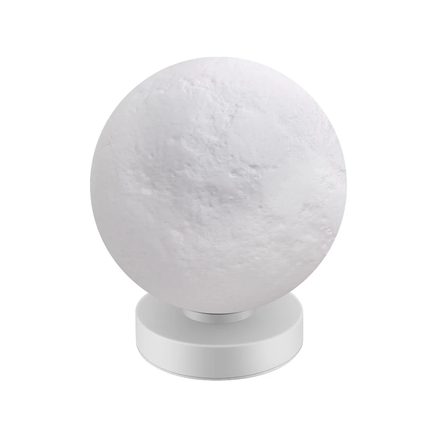 

3D Printed Smart Moon Lamp Colorful Lunar Moon Light Alexa Google Assistant WiFi Voice Control Table Desk Lamp Creative