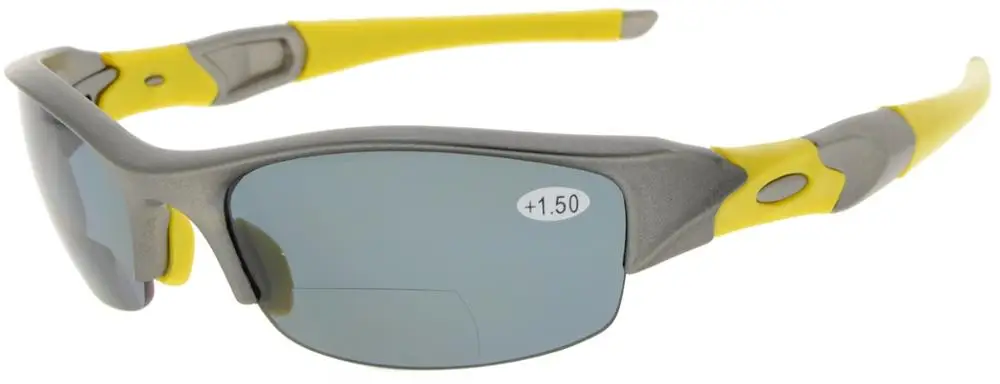 Grey Frame TH6166 бифокальный окуляр TR90 небьющиеся полуобода спортивные бифокальные очки для чтения+ 1,0/+ 1,5/+ 2,0/+ 2,5/+ 3,0/ - Цвет оправы: Grey Frame