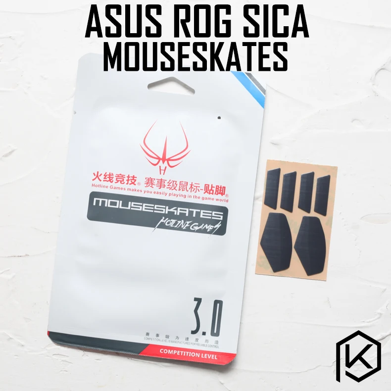 Онлайн игры 2 компл./упак. уровень конкуренции мышь подошва коврик gildes для asus rog sica 0,6 мм толщина тефлоновое покрытие