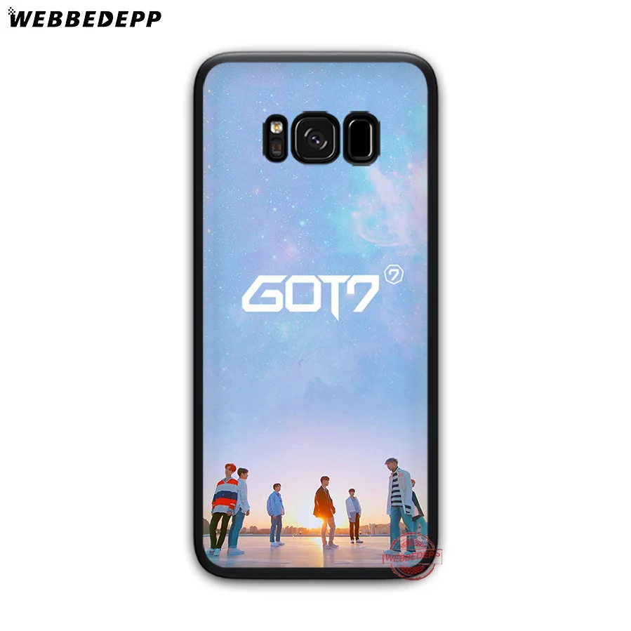 WEBBEDEPP GOT7 Jackson Soft Silicone Case for Samsung A3 A5 A6 A7 A8 A9 S6 S7 Edge S8 S9 S10e J6 Plus Note 8 9 2018 | Мобильные