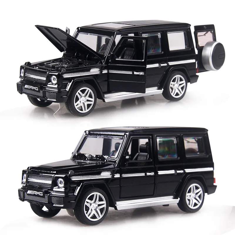 4 цвета 1:32 весы 15 см литые автомобили G65 для внедорожников с обратной связью литая
