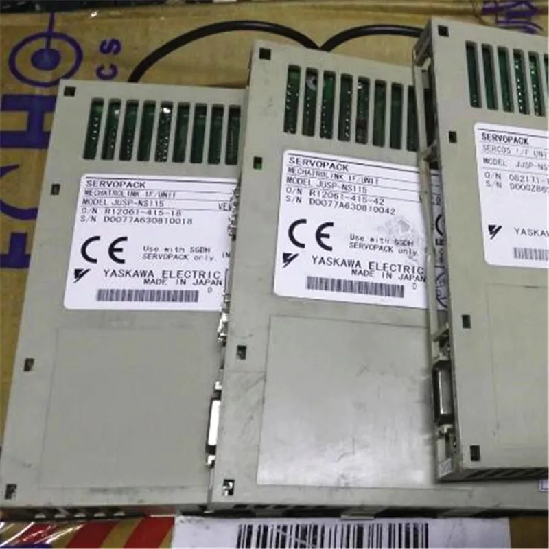 

Used Tested Working JUSP-NS115 SERVOPACK MECHATROLINK IF/UNIT COMMUNICATION MODULE