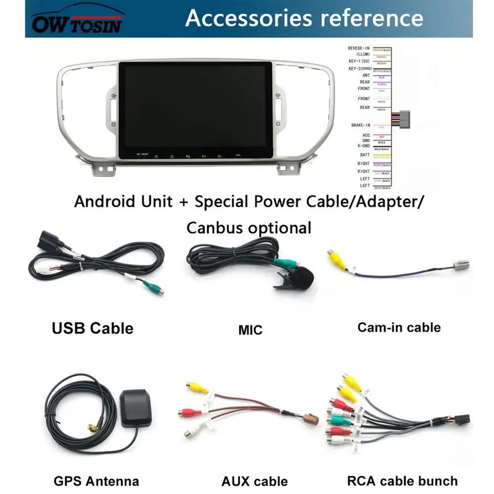 " ips 8 ядерный 4G+ 64G Android 9,0 автомобильный DVD мультимедийный плеер для Kia Sportage 4 KIA KX5 gps Радио Parrot BT DSP CarPlay
