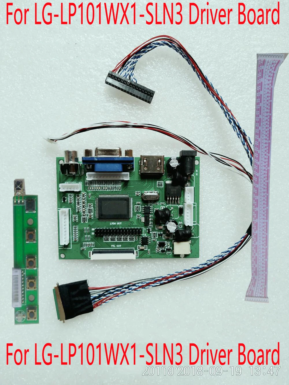 Плата драйвера ЖК дисплея для Φ 1280*800 промышленного компьютера Raspberry Pi