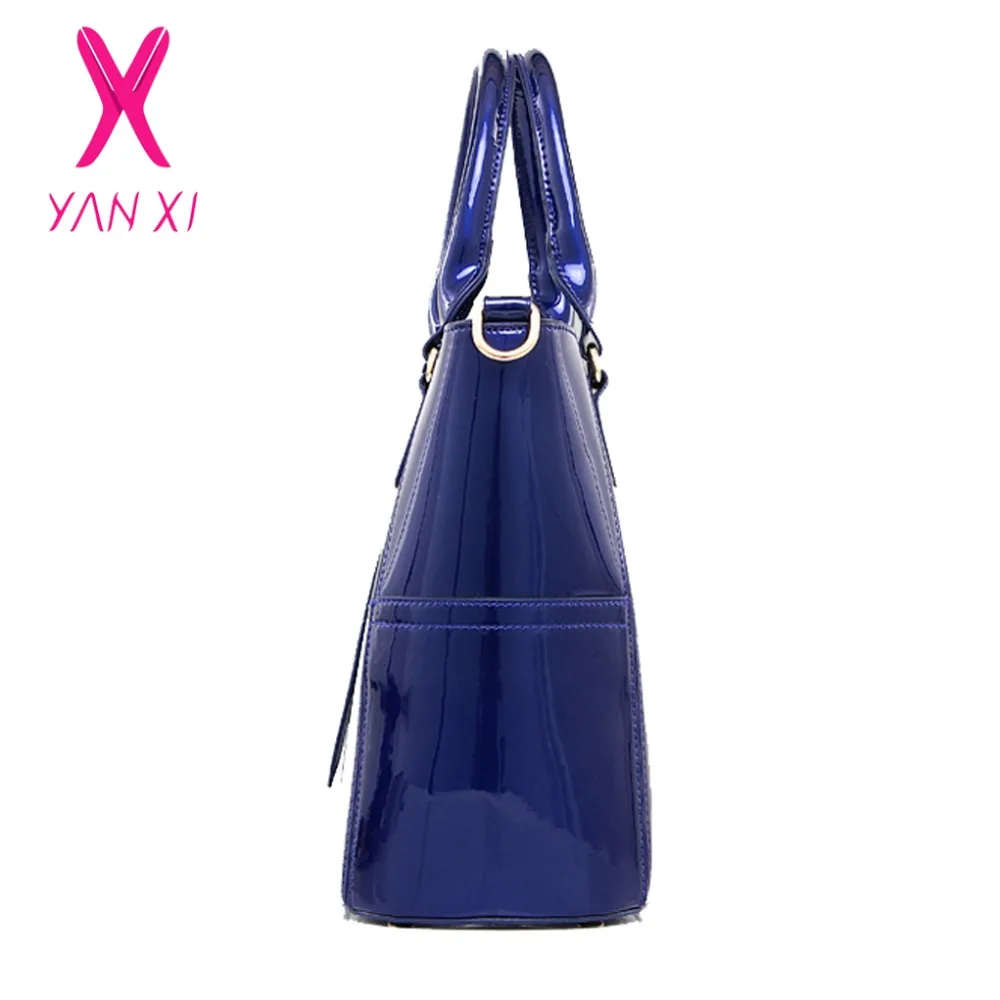 Yanxi Новый Интернет-магазин fashion леди плечо Сумка Дизайнерские синие сумки
