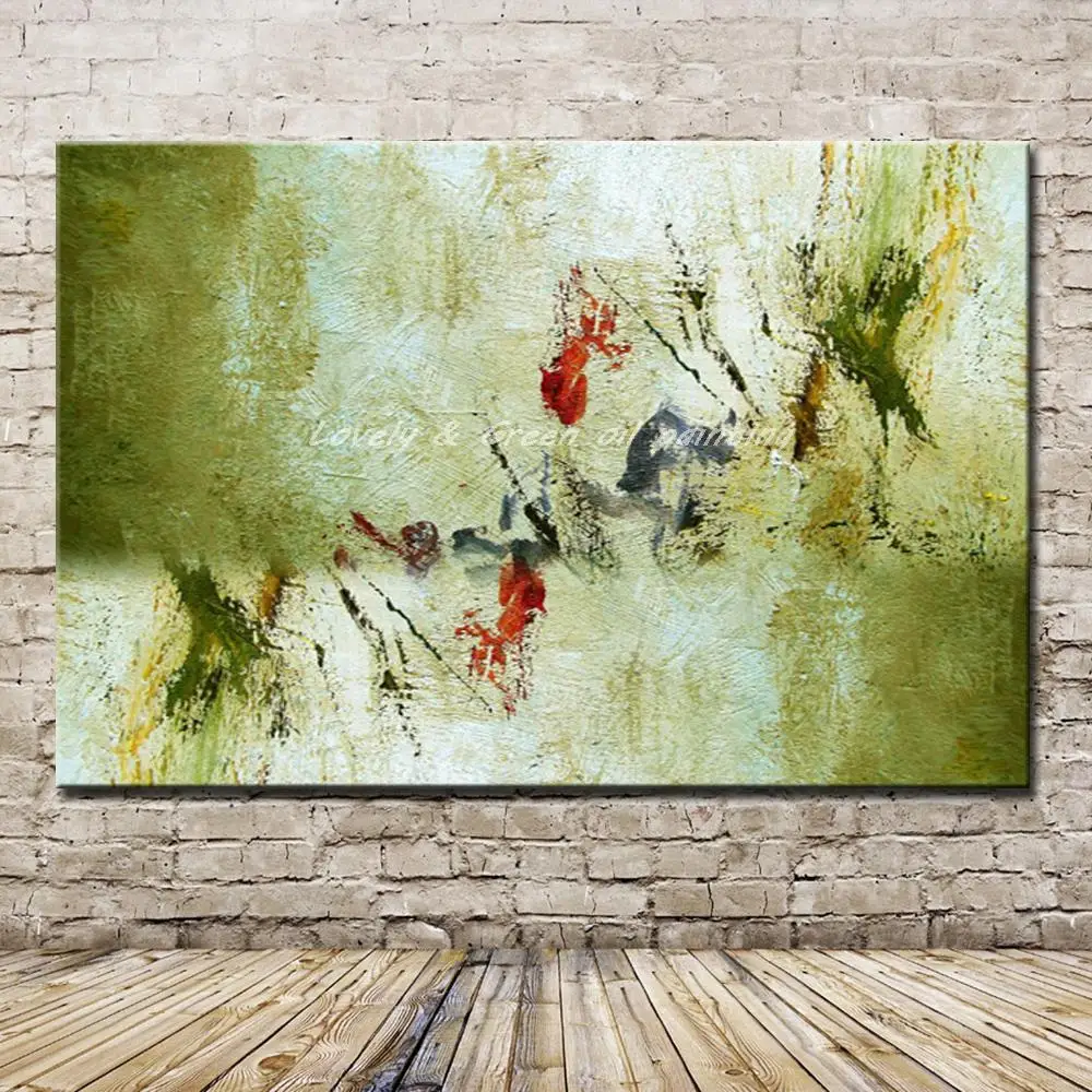 

Mintura Pop Art Hand Painted Abstract Oil Painting On Canvas Handmade Modern Wall Picture For Living Room Office Home Decoration