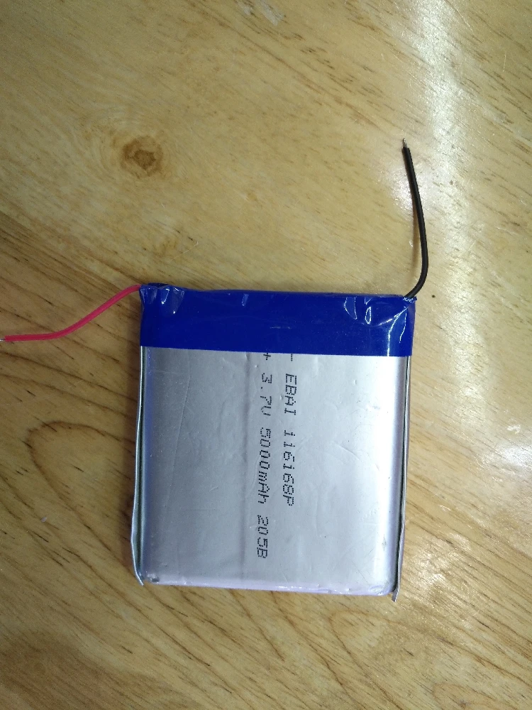 

Packet 3.7V polymer lithium battery 116168 5000mAh