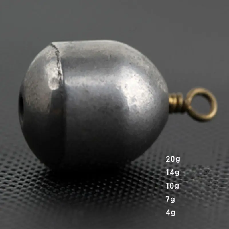 5 шт./компл. типов овальной формы в форме сердца для ловли рыбы свинец капля 4/7/10/14/20