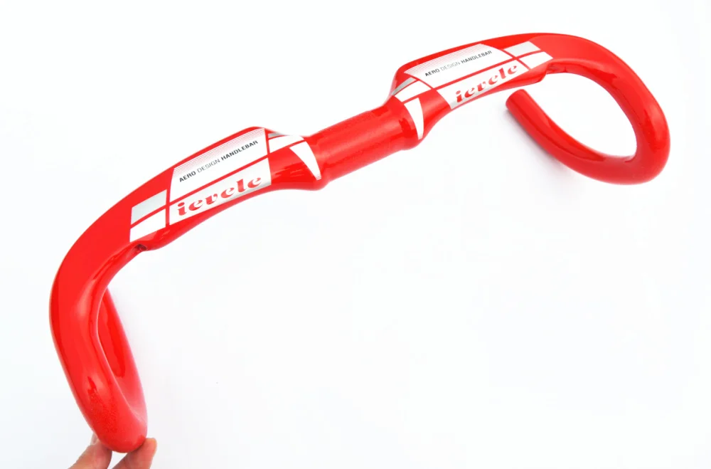 Ievele полностью углеродный руль для шоссейного велосипеда гоночного изгиба на