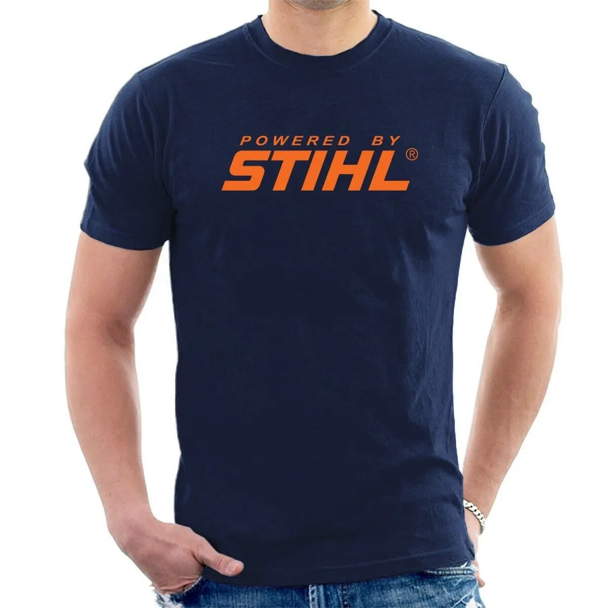 Футболка STIHL с питанием от силового оборудования бензопилы триммеры