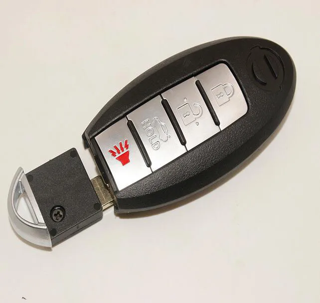 Чехол для ключей с 4 кнопками Nissan Old Sylphy Teana Qashqai X Trail Keyless Entry Fob (без паза)|shell case|shell