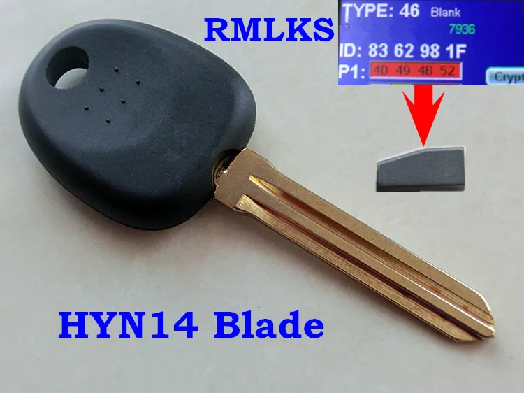 RMLKS ключ транспондер с чипом ID46 для Hyundai I30 IX35 Santa Fe Elantra Tucson Genesis Coupe дистанционный