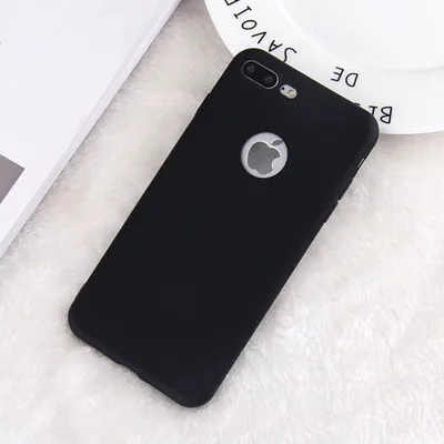 Силиконовый чехол для iPhone 7 Plus X 8 plus Apple 6 6s 5 SE мягкая задняя крышка из ТПУ