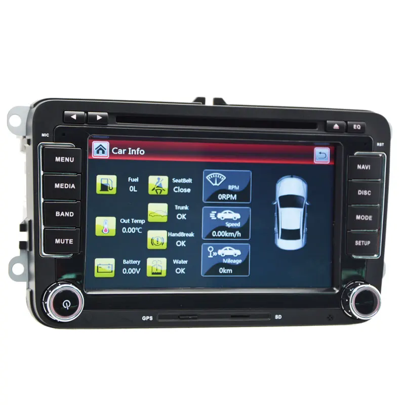 Емкостный телефон с системой GPS навигации для Skoda Fabia Praktic Roomster Octavia Yeti