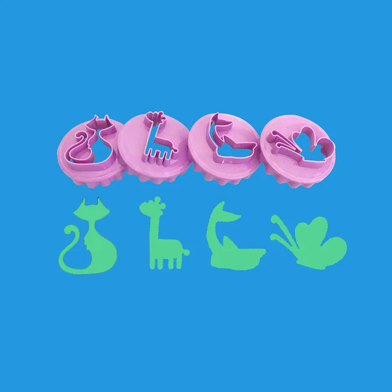 

Animal Plastic Fondant Mold Cake Decorating Tools Chocolate Gumpaste Mold Clay Mould