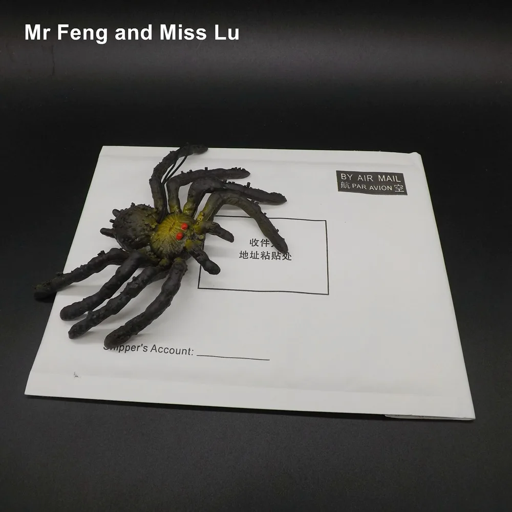 Розыгрыш паук шутка Хэллоуин игрушки для детей Обучающие модель|halloween toy guns|toy