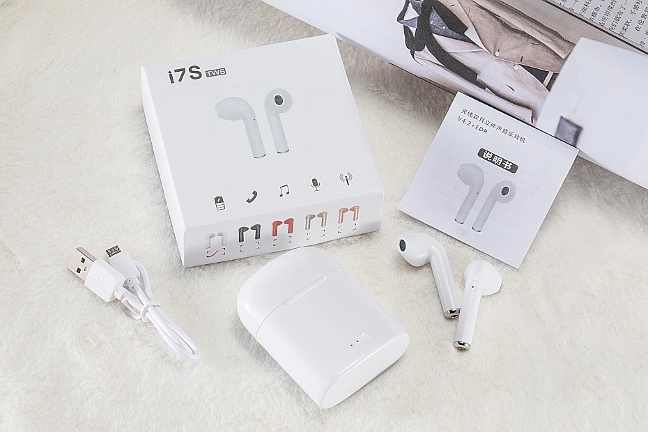 20 шт./партия, i7 i9S, TWS, беспроводные наушники, портативные, 5,0, Спортивная Bluetooth гарнитура, мини, Bluetooth наушники, вкладыши для телефона, Andorid