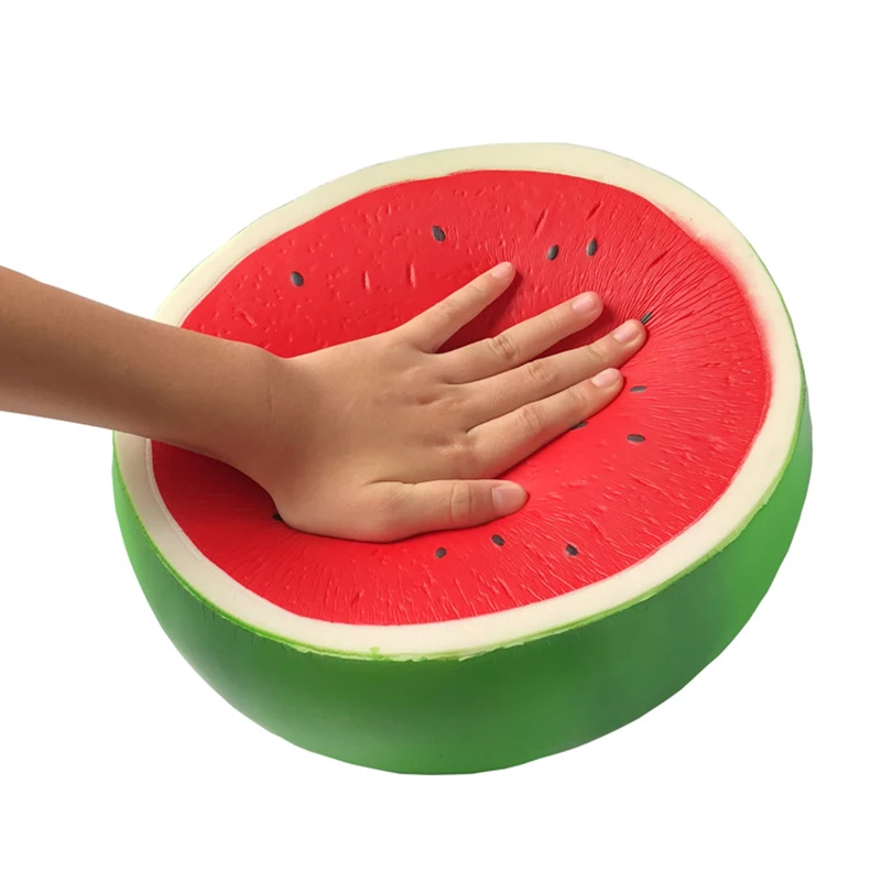 

Squishy Plants Decompression Toys Soft Squeezing Super Large Half Watermelon Slow Rebound Simulation Food Model Relieve Pressure