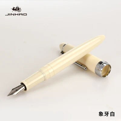 A JINHAO 992, все цвета, студенческая мода, средний и тонкий перьевая ручка, лучший подарок для подарка, школьные офисные принадлежности - Цвет: A