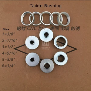 6 Pcs Guide bushing Фрезерная пластина для гравировального станка с ЧПУ - Цвет: 6 Pcs Guide bushing
