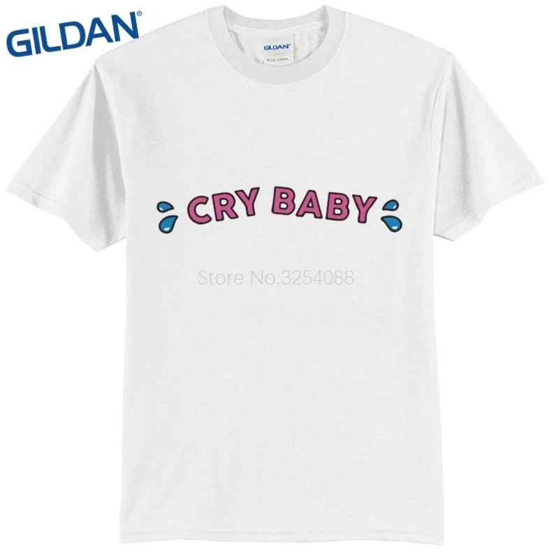 Новый Cry Одежда для малышей короткий рукав забавные Дизайн Для мужчин S простые