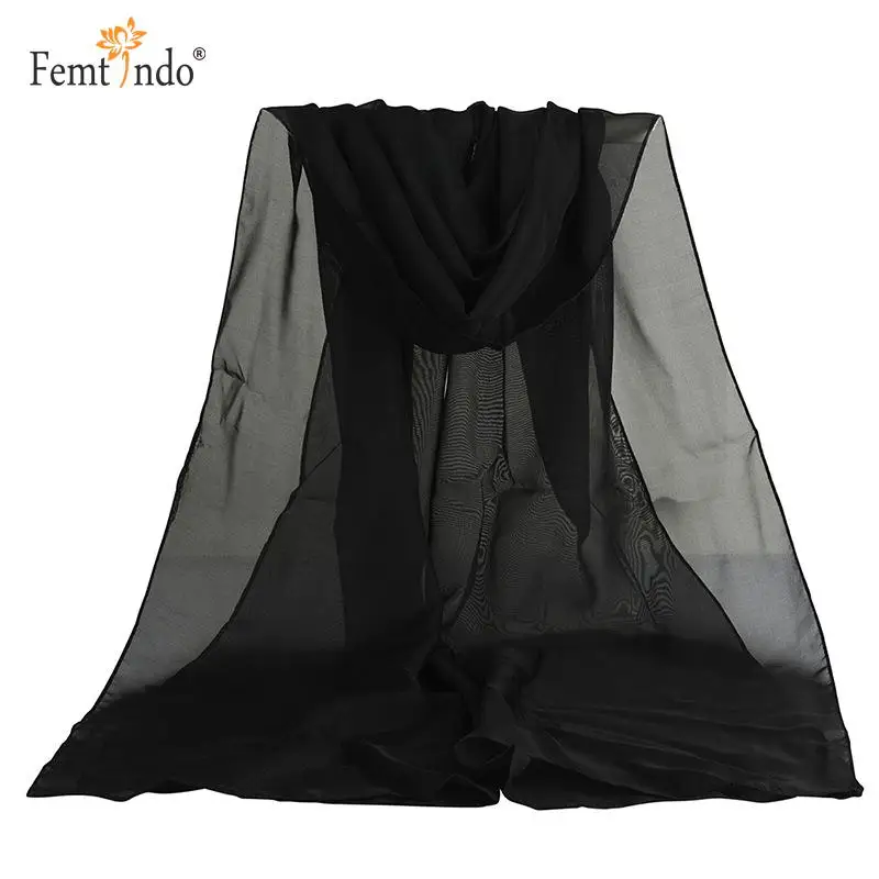 Модные шифоновые шелковые мягкие солнцезащитный крем шарфы банданы Foulards Femme Gasa