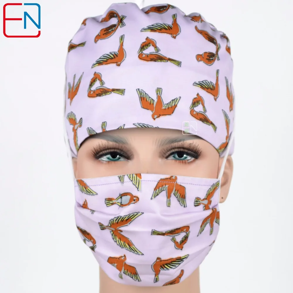 Женские шапки с эффектом потертости в фиолетовом и розовом цветах|surgical cap|surgical caps