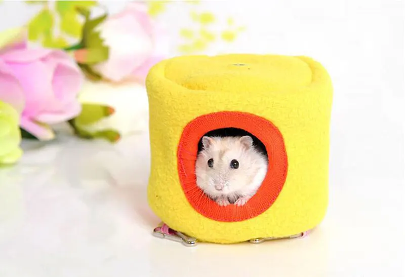 Зимний теплый домик для домашних животных гамак кролик хомяк крыса висячая