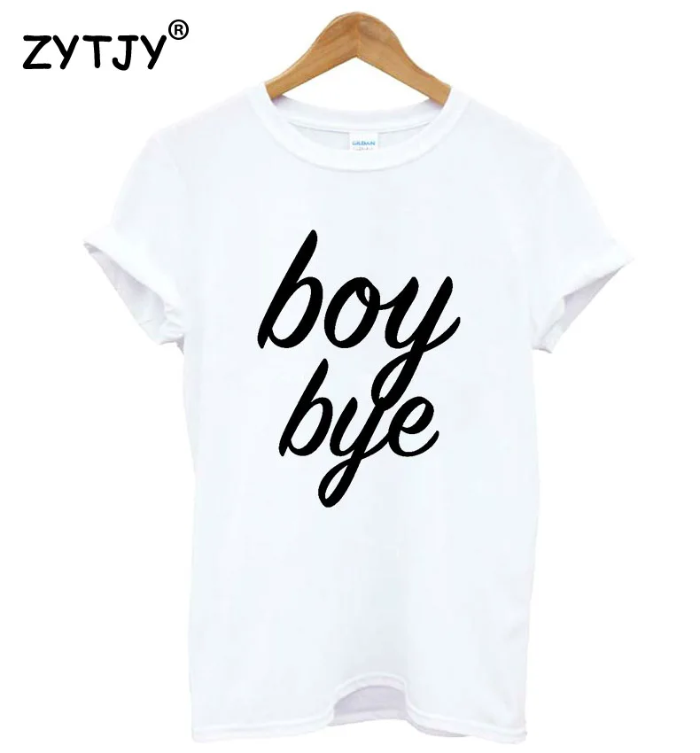 Футболка женская с надписью bye
