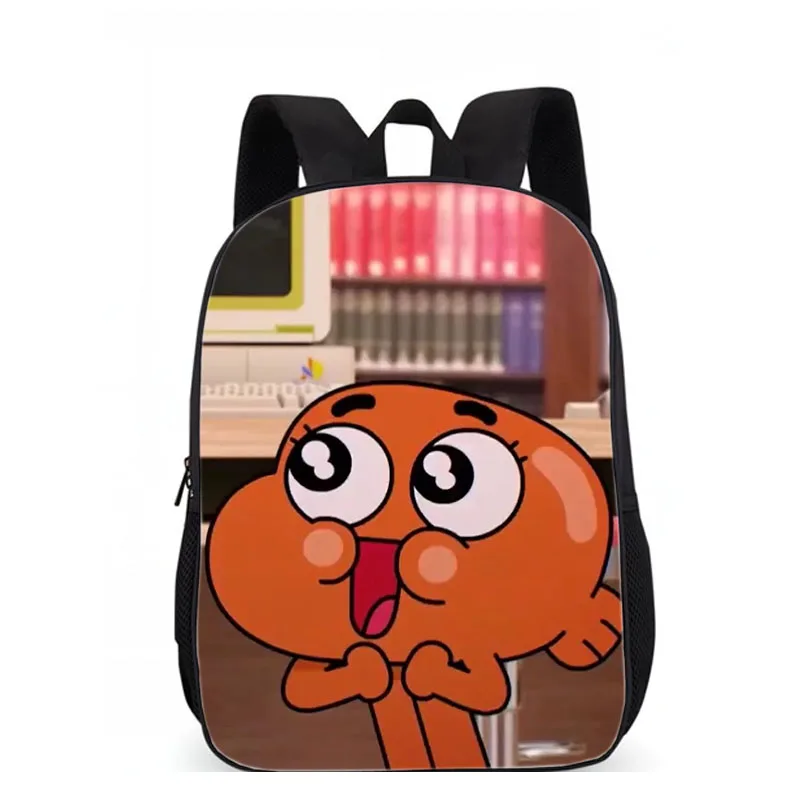 LUOBIWANG удивительный мир Gumball печати школьный ранец для подростков мальчиков и девочек милый узор дети книга сумки Mochila