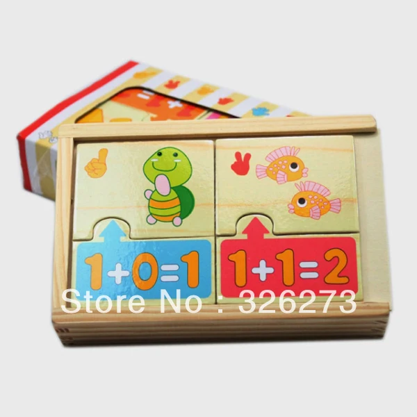 Free shipping New Educational puzzles in animal and fruit educational kid toys mathematic PT019 | Игрушки и хобби