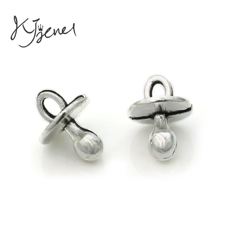 Античные посеребренные Подвески для детских сосков подходит изготовления