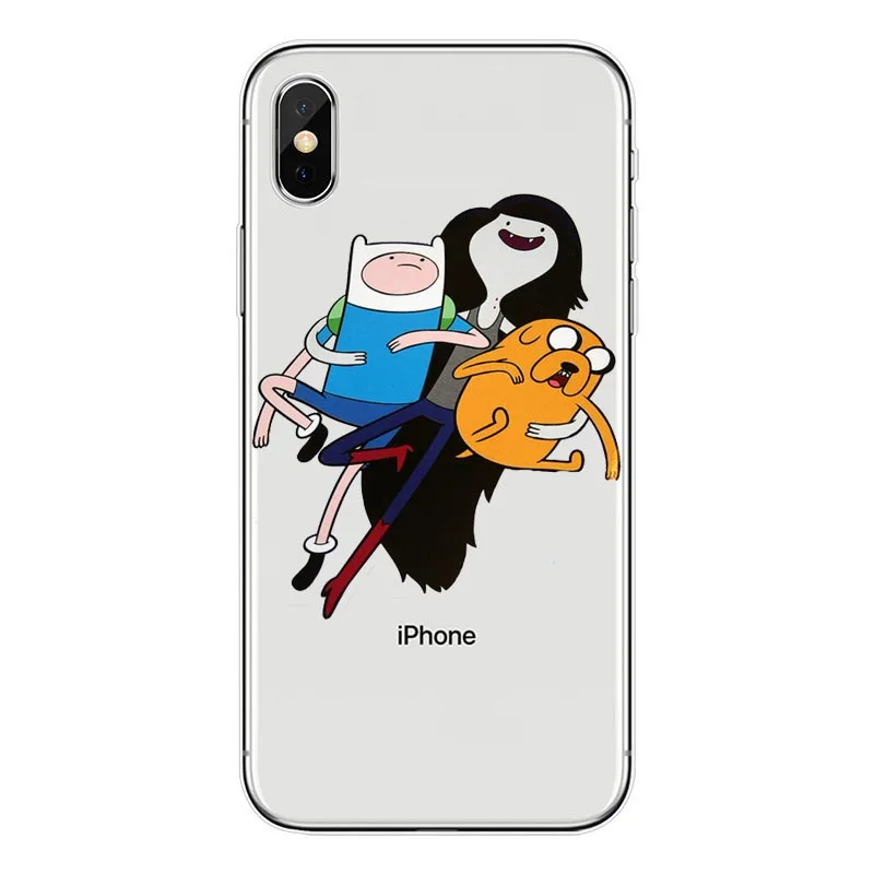 Seracase Adventure Time Мягкий силиконовый чехол из ТПУ для Apple iPhone X 8 7 6 6S Plus 8pius 5 5S