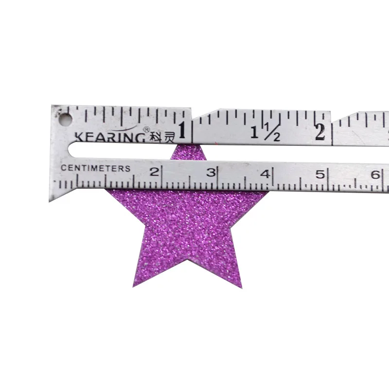 100 искусственная звезда блестящая бумага конфетти 3 см украшение для стола
