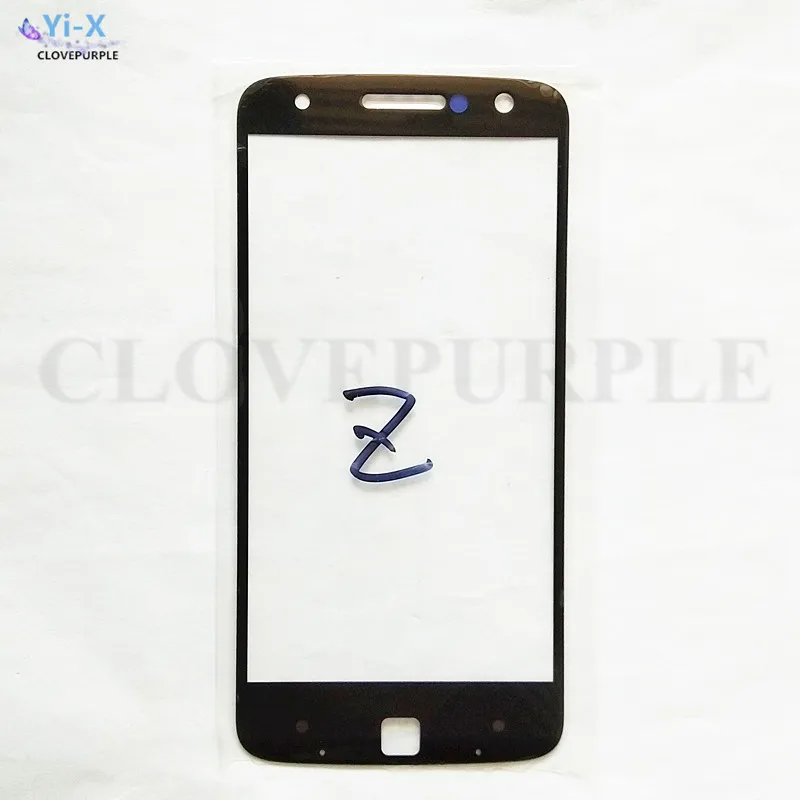

1PCS for Motorola Moto Z Droid XT1650 Front Glass Touch Screen LCD Outer Panel Lens