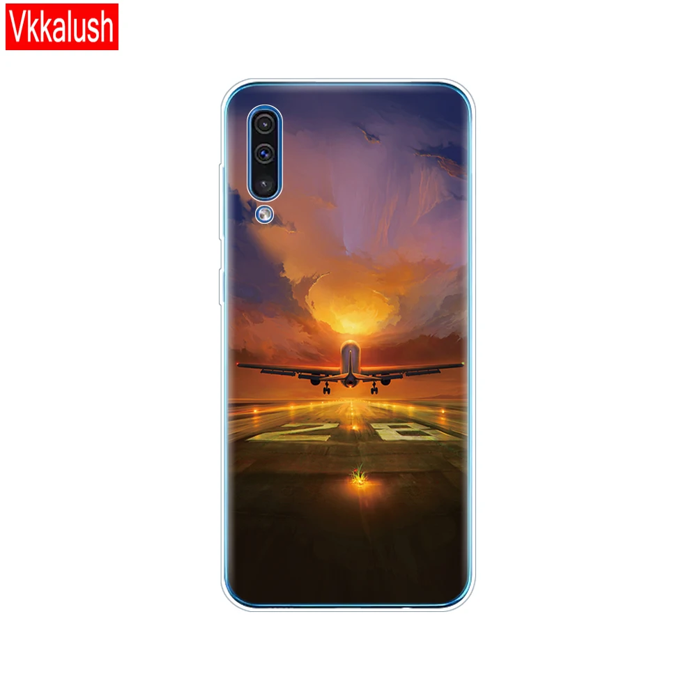 80122 Чехол для samsung Galaxy A50 Чехол Мягкий силиконовый чехол для телефона samsung A50 A505 A505F SM-A505F 6," прозрачный чехол - Цвет: 80122