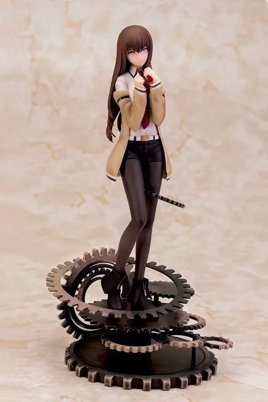 Аниме Фигурка 26 см поколение Steins Gate Makise Kurisu Масштаб ПВХ фигурка Коллекционная