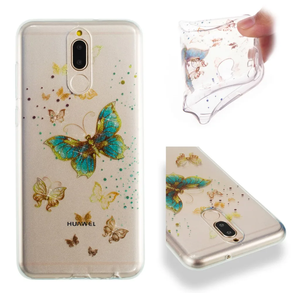 Модный Блестящий чехол для телефона Huawei Mate10lite/mate10 pro/p9lite mini Dynamic Quicksand мягкая