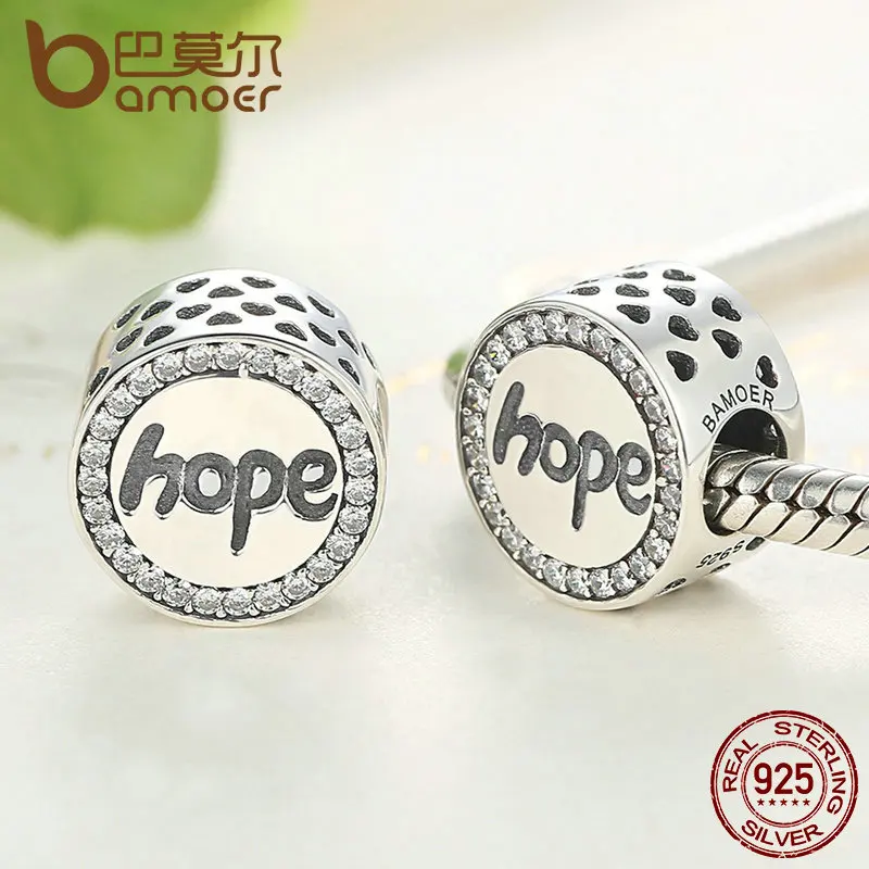 Подвеска женская из серебра 925 пробы с буквами алфавита Hope | Украшения и