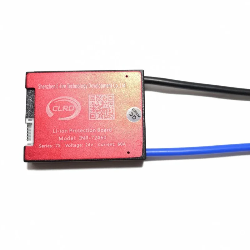 Водонепроницаемый 7S 24V 15A 25A 35A 45A 60A BMS Защитная печатная плата с функцией баланса